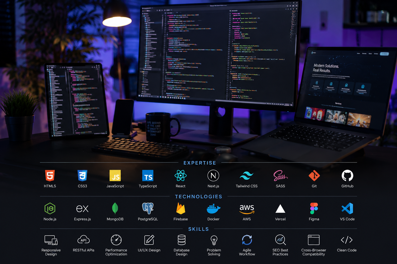 Technical stack visual